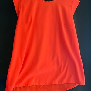 French Connection Vibrant Orange Blouse